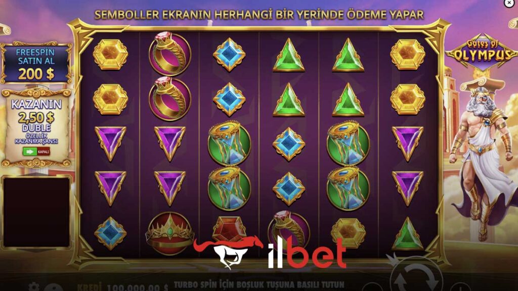 İlbet gates of olympus oyunu