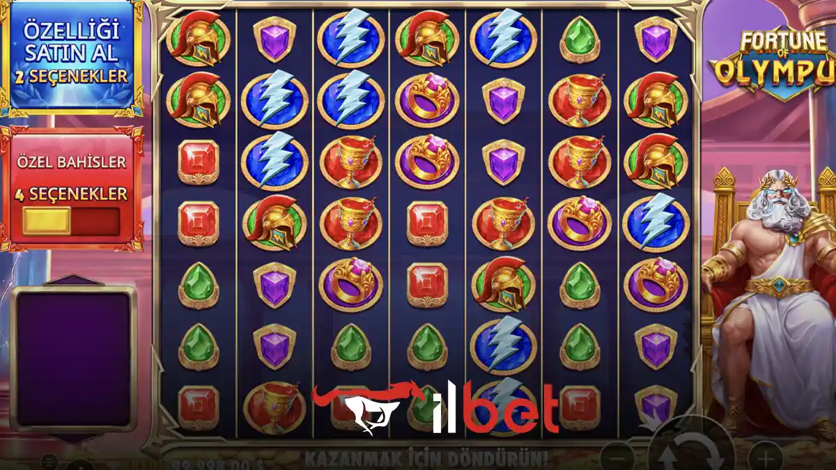 İlbet Fortune of Olympus oyunu